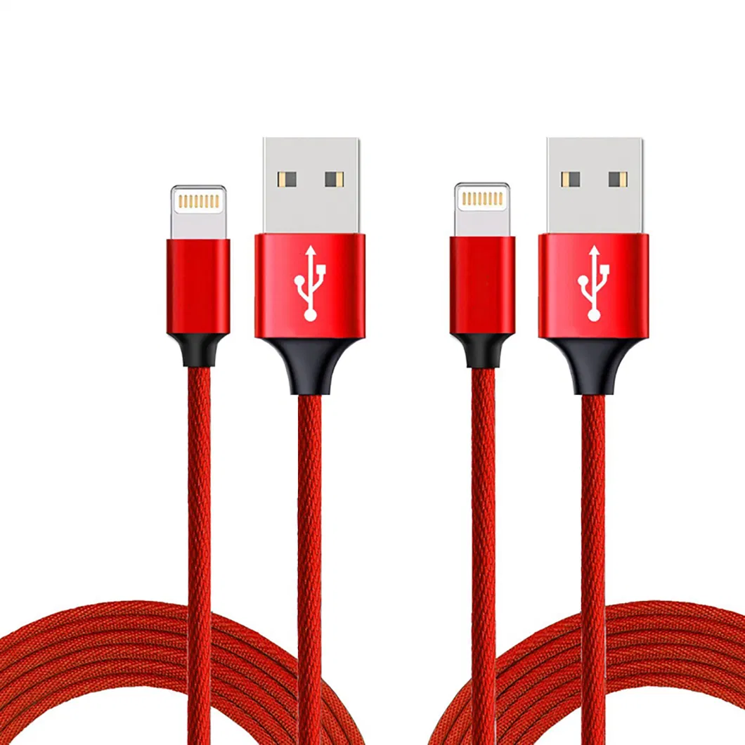 High Quality Fast Charging Lightning USB Cable for iPhone iPad Durable USB Data Charger Cable for iPhone iPad Cell Phone Accessories