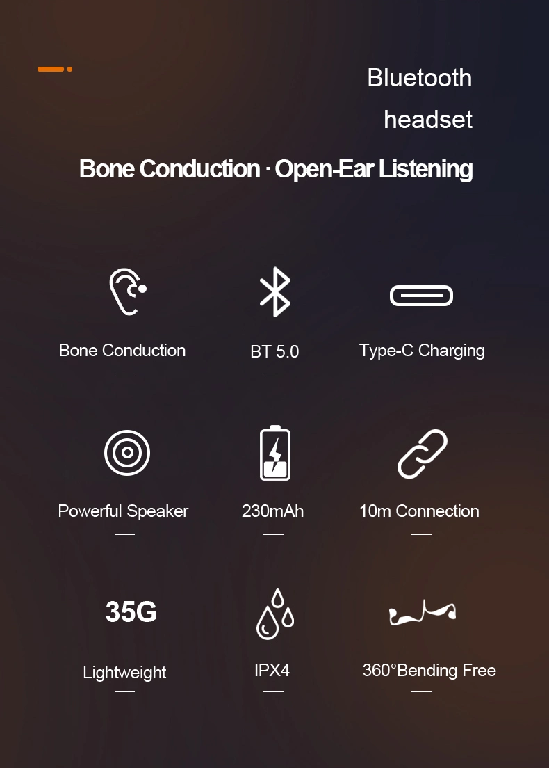 Hearing Protective Bone Conduction Wireless Headset