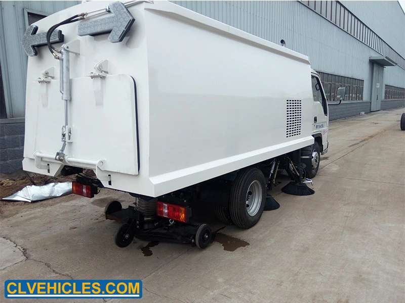 Forland Truck Mounted Sweeper Cleaner 3cbm Small Road Sweeping Vehicle